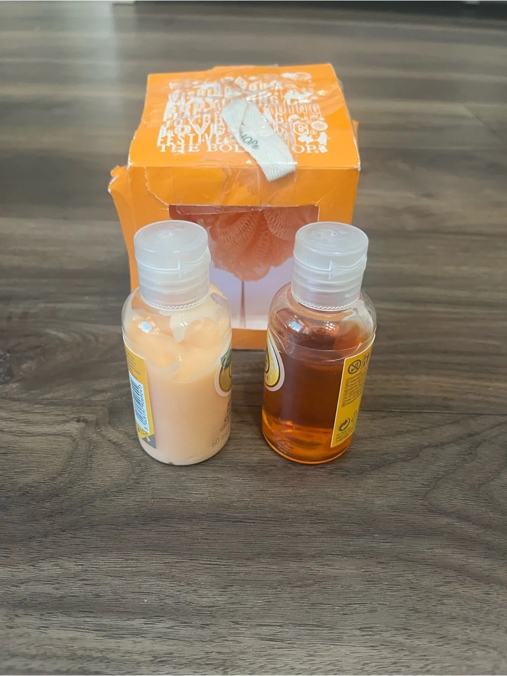 The‎ Body Shop Satsuma Travel Size Shower Gel & Body Lotion Clementine